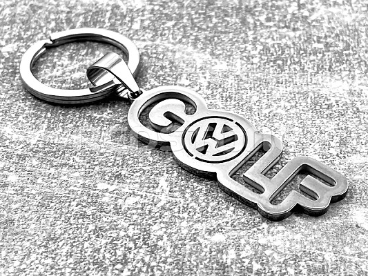 Ocelová klíčenka VW GOLF 